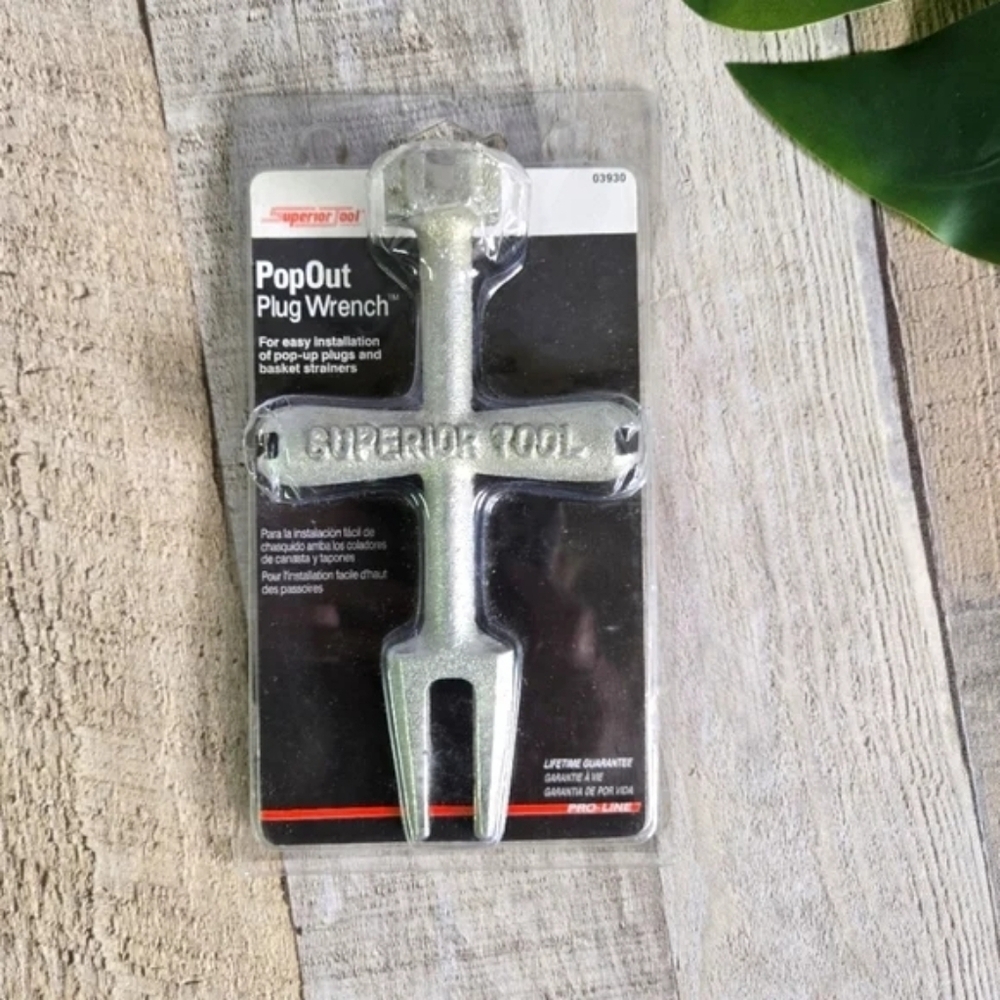 SUPERIOR TOOL | PopOut Plug Wrench Tool 3930 NWT
